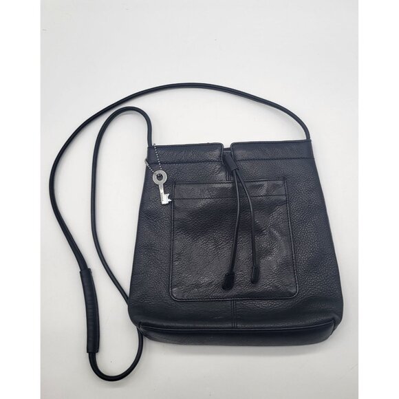 Fossil Handbags - FOSSIL Black Leather Crossbody Purse Vintage Classic